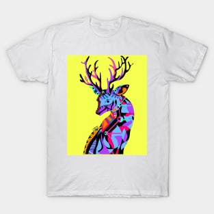 kawaii dear Reindeer ecopop cute mexican pattern of the wild art T-Shirt